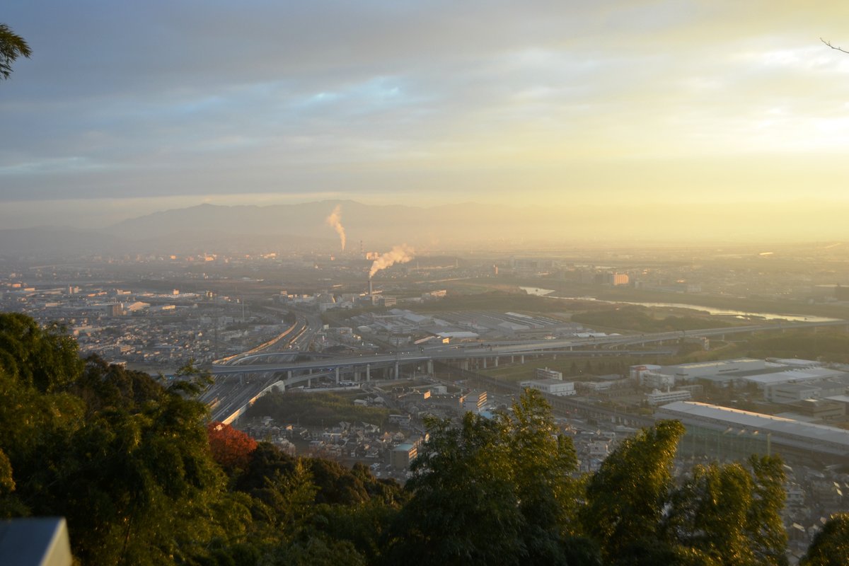 天王山の初日の出