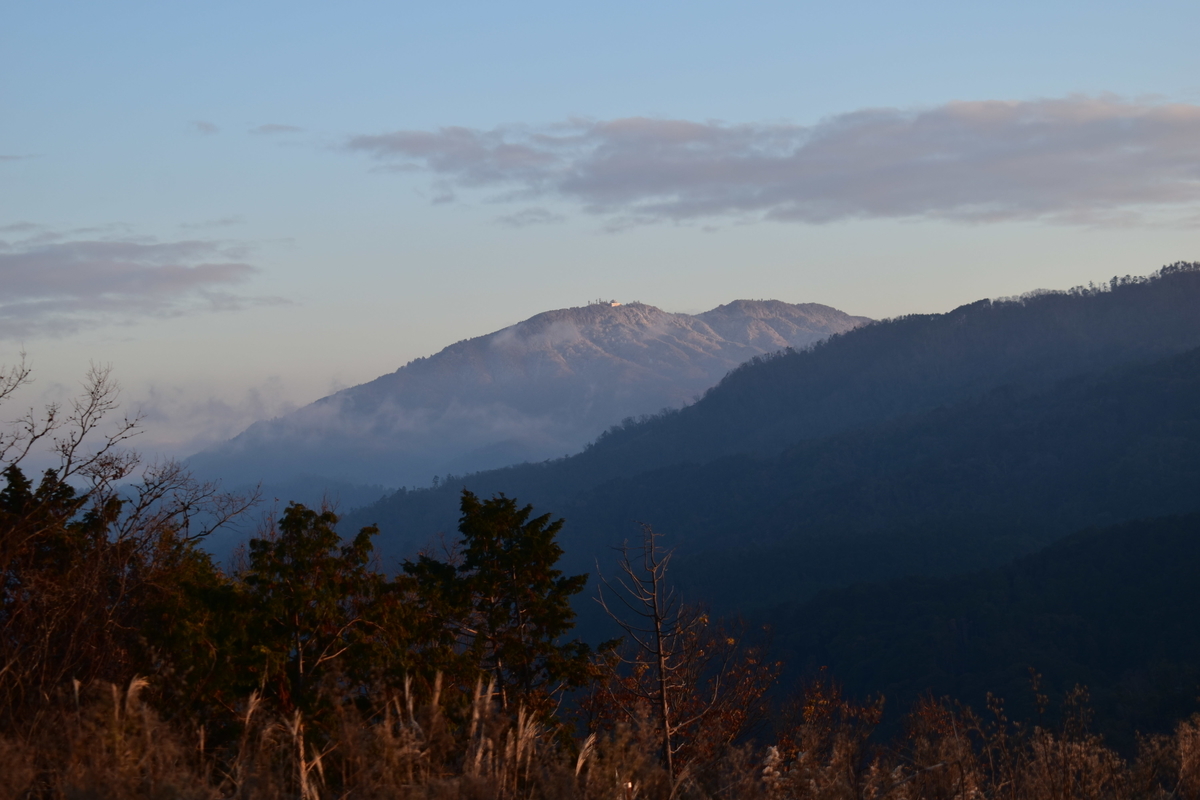 東山山頂公園の初日の出