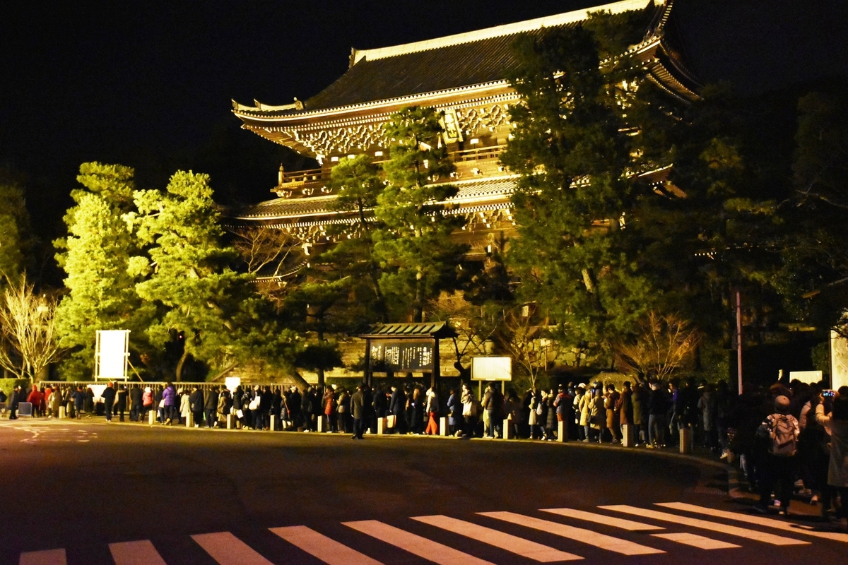 知恩院の除夜の鐘