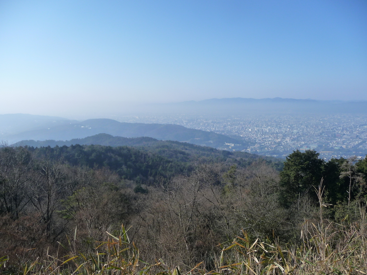 大文字山の山頂より 2010年1月17日 撮影:MKタクシー