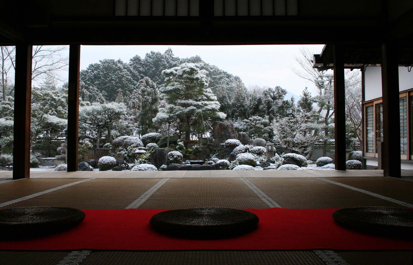 妙満寺 雪の庭