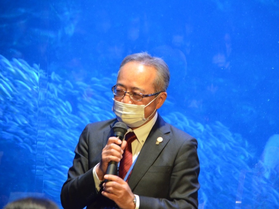 京都水族館・松本館長から祝辞