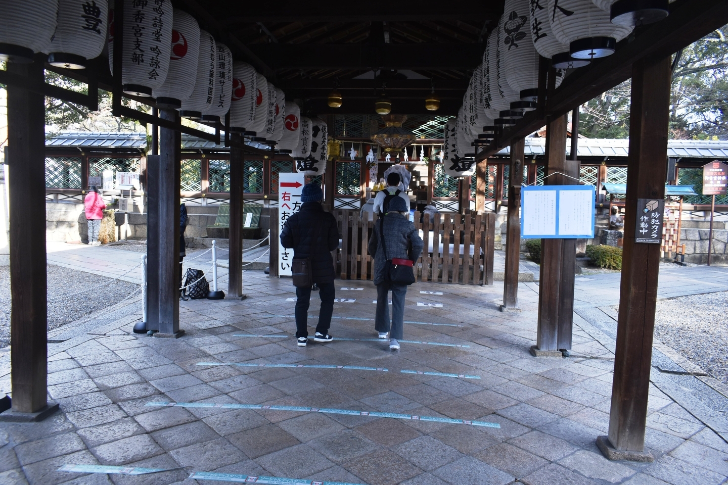 御香宮神社本殿　2021年1月3日　撮影：MKタクシー