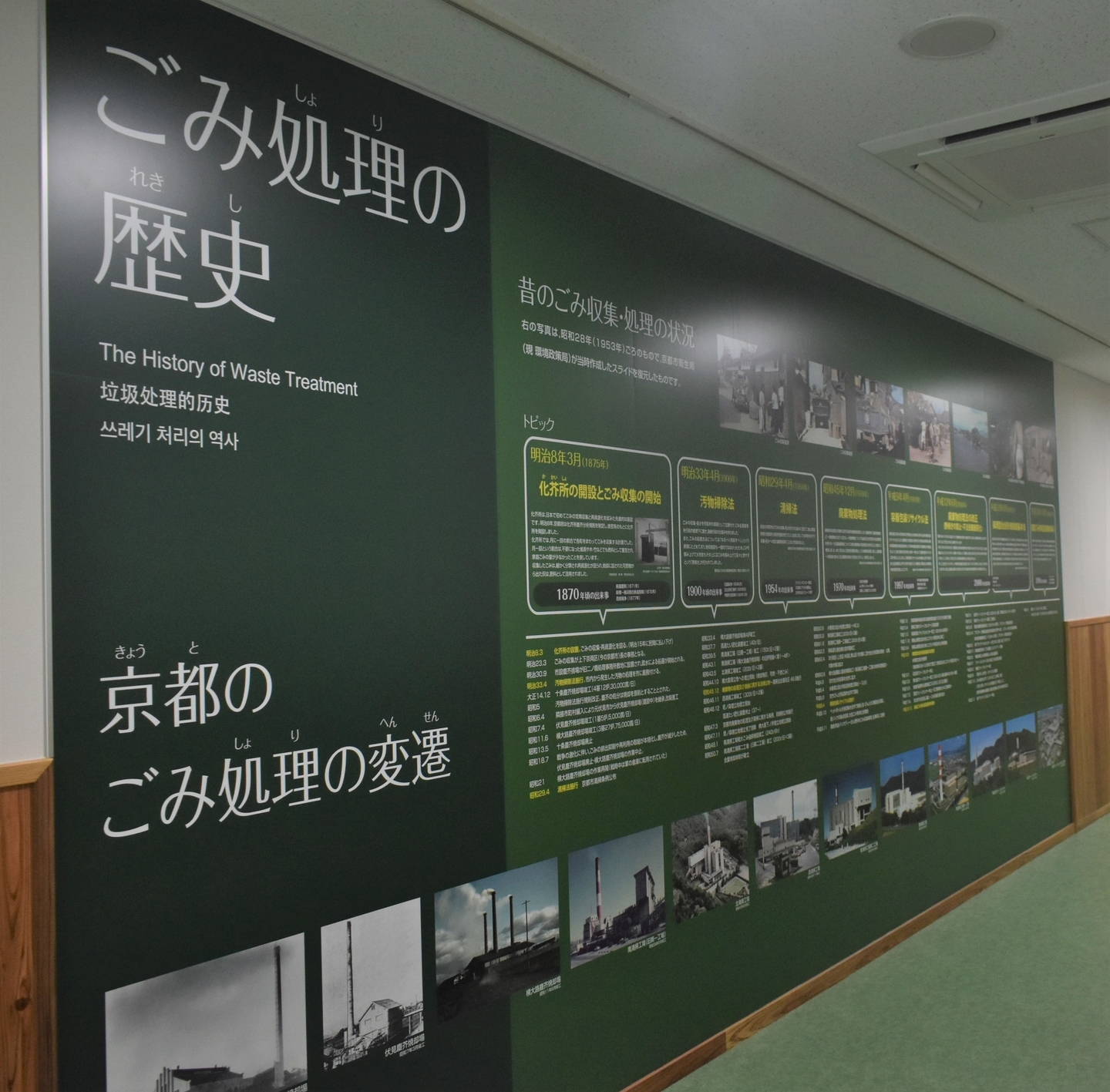 さすてな京都 ごみ処理の歴史 2021年6月20日 撮影:MKタクシー