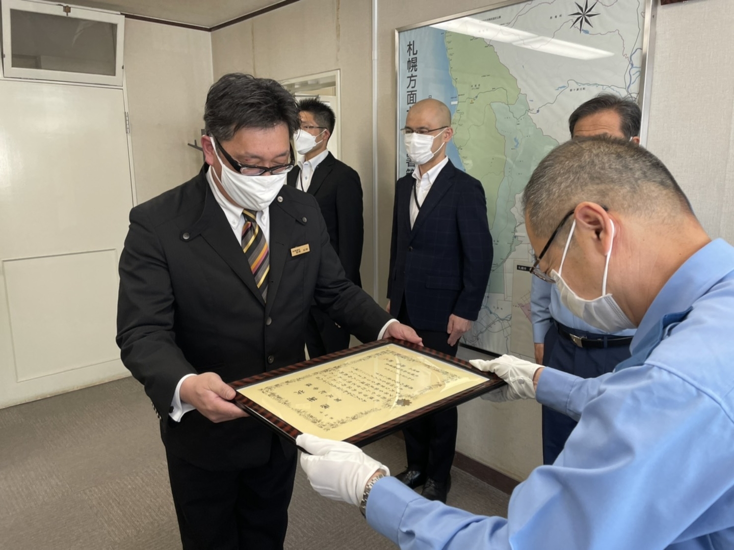 札幌北警察署で表彰 2021年6月25日