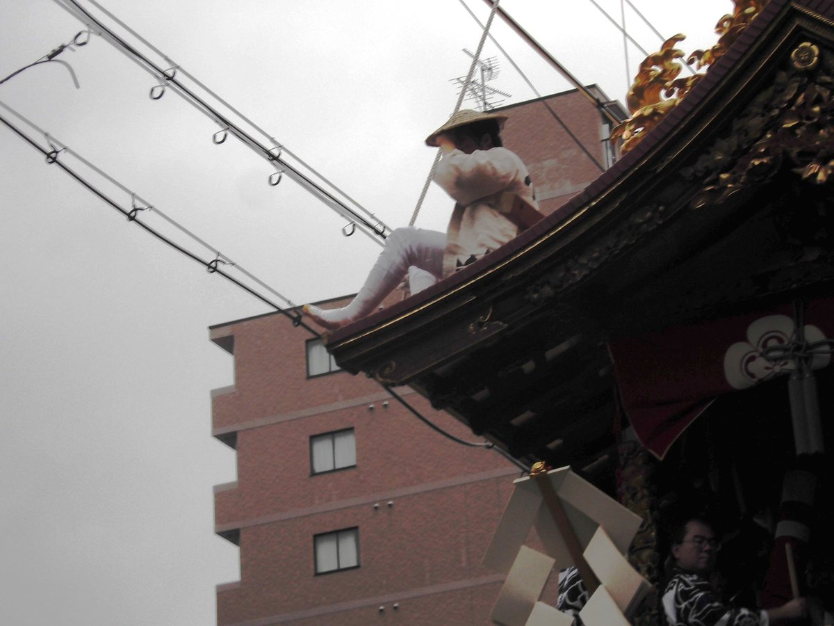 三条新町上ルの長刀鉾 2016年7月17日 撮影:MKタクシー