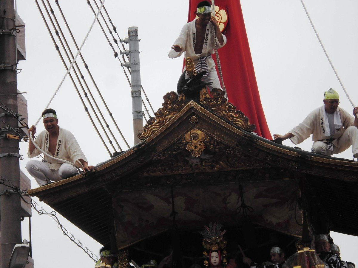 三条新町上ルの月鉾 2016年7月17日 撮影:MKタクシー