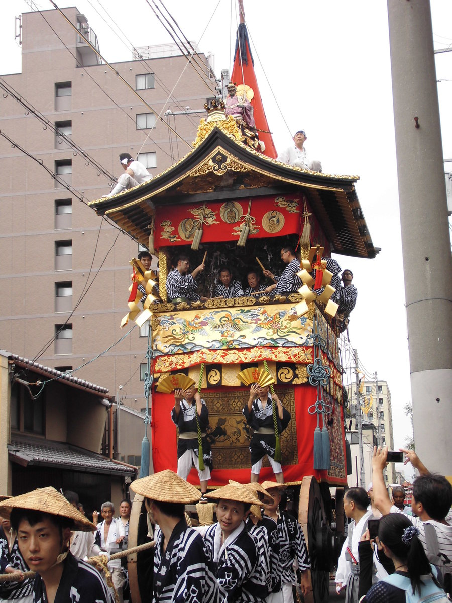 三条新町上ルの岩戸山 2016年7月17日 撮影:MKタクシー