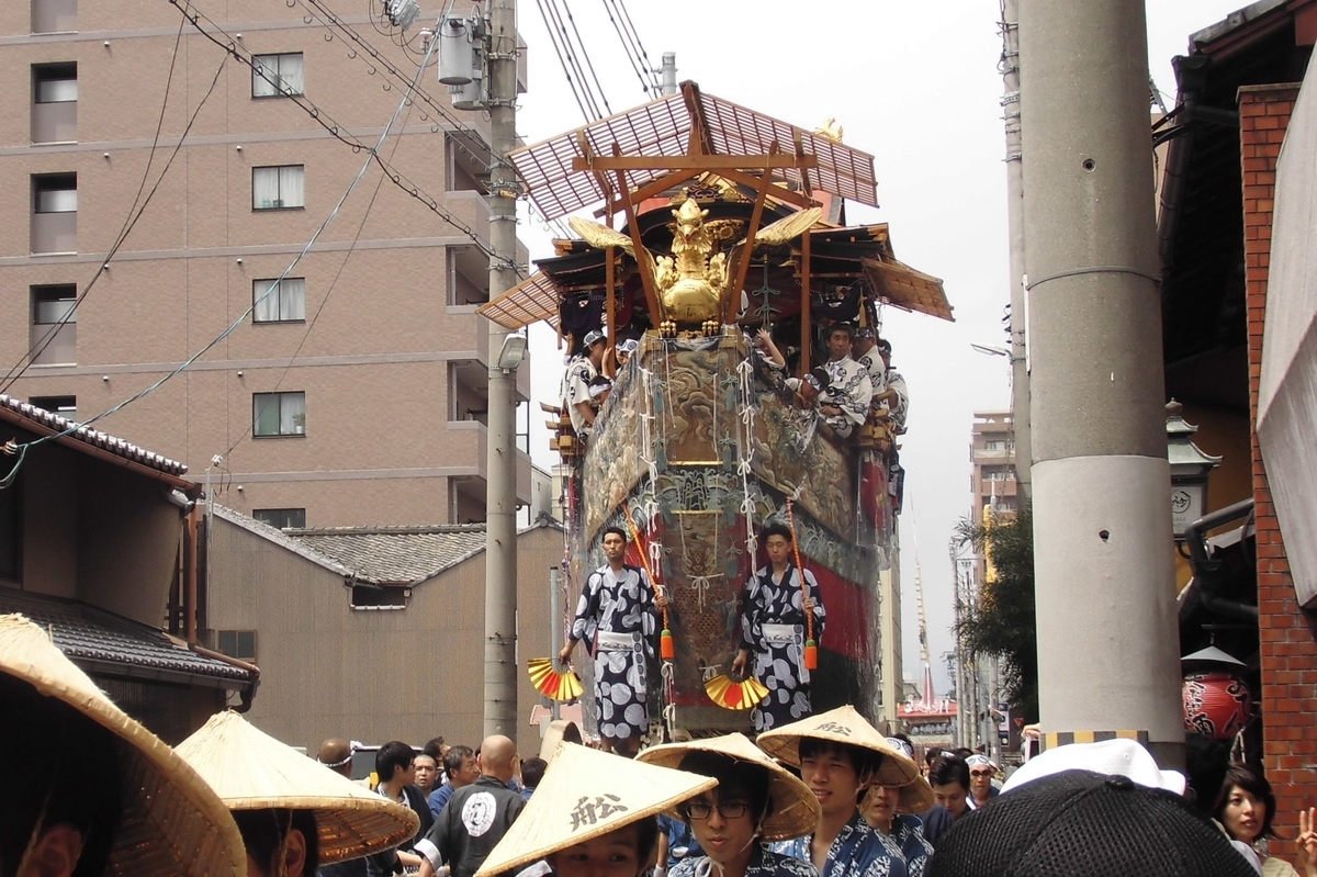 三条新町上ルの船鉾 2016年7月17日 撮影:MKタクシー