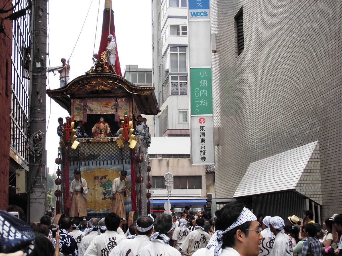 四条室町上ルの菊水鉾 2016年7月17日 撮影:MKタクシー