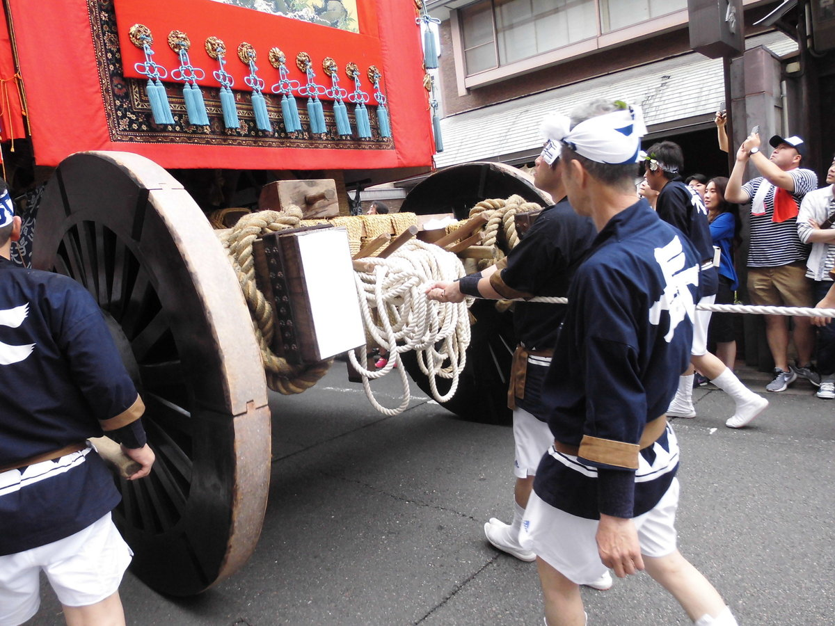 三条新町上ルの船鉾 2016年7月17日 撮影:MKタクシー