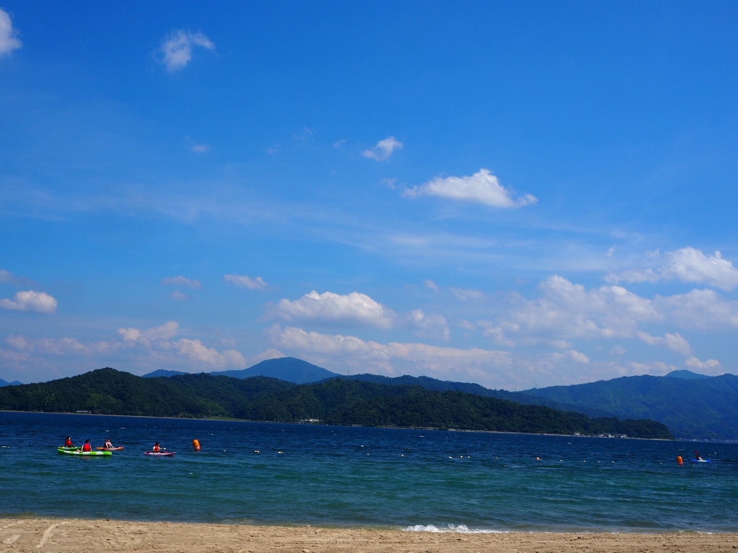 天橋立の海　2017年7月13日　撮影：MKタクシー