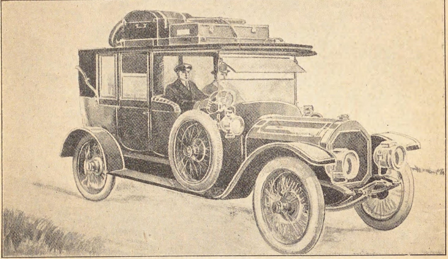 1912年刊行 若月保治「自動車の話」(国立国会図書館デジタルコレクションより)