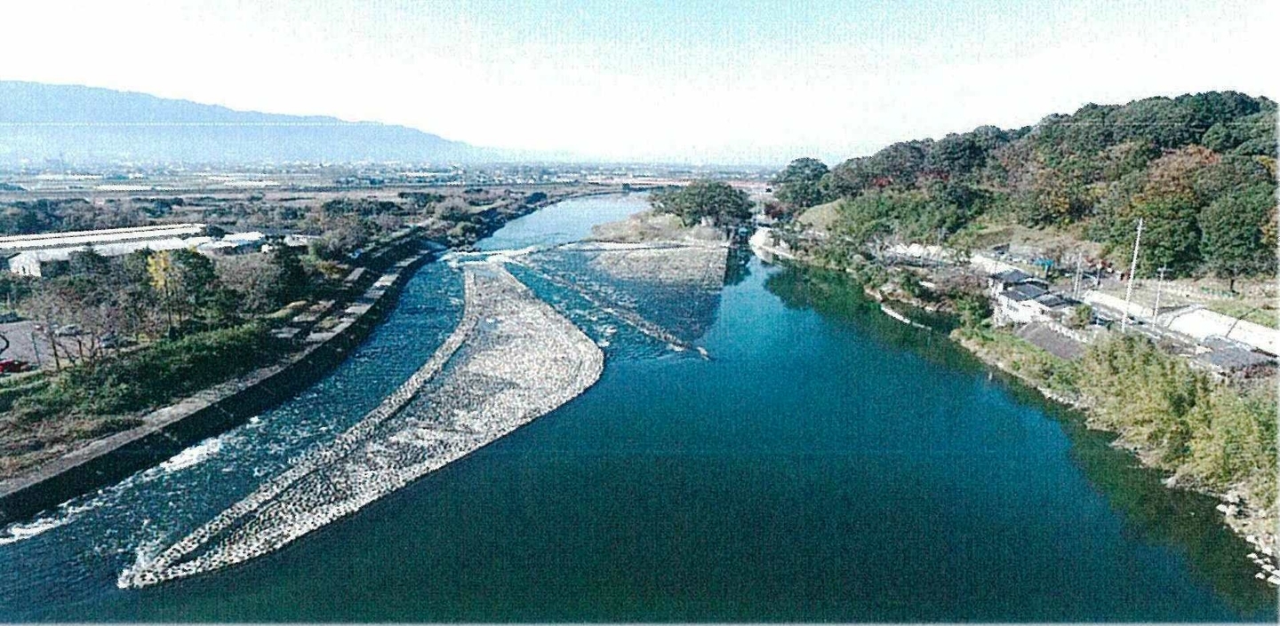 筑後川の山田