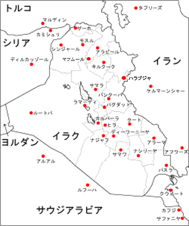 イラク地図