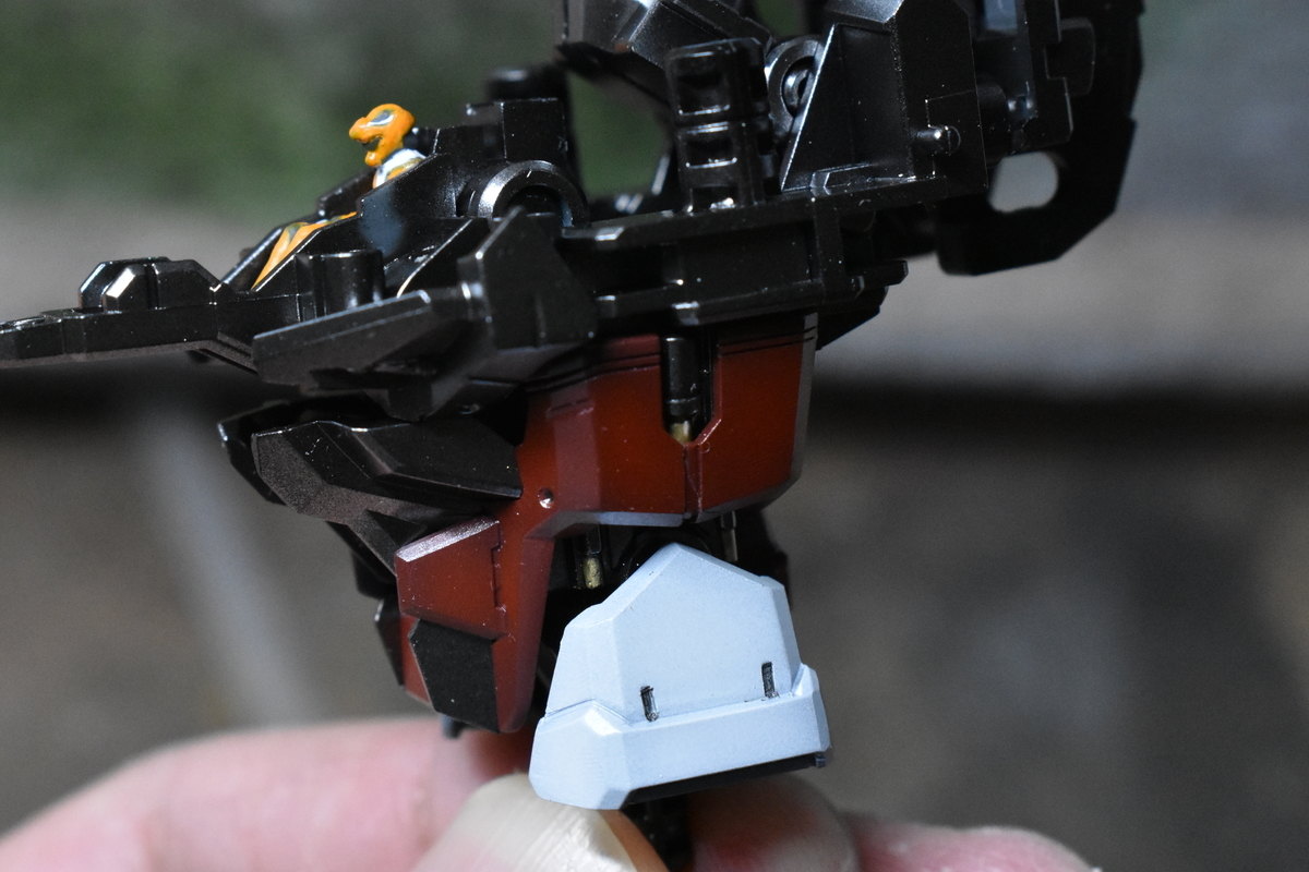 煌めくエクリプスガンダム制作記 7 メタリックで部分塗装 筆塗り編 スミ入れ そうねんのんびり創作記
