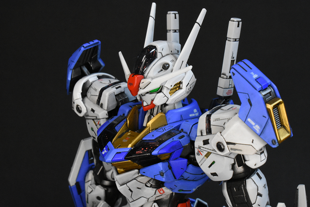 フルメカニクスエアリアル素組と完成品比較 - そうねんのんびり創作記