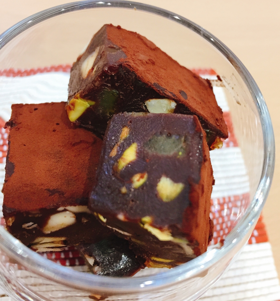 オレンジピール ナッツの生チョコ パンとフクロウ 自家製天然酵母