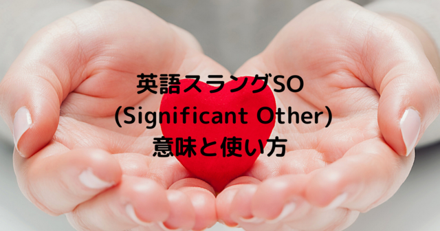 性別を明らかにせず 恋人 と言いたいときに使える英語スラング So Significant Other リーズ大学に交換留学と大学院留学したイギリスファンのブログ