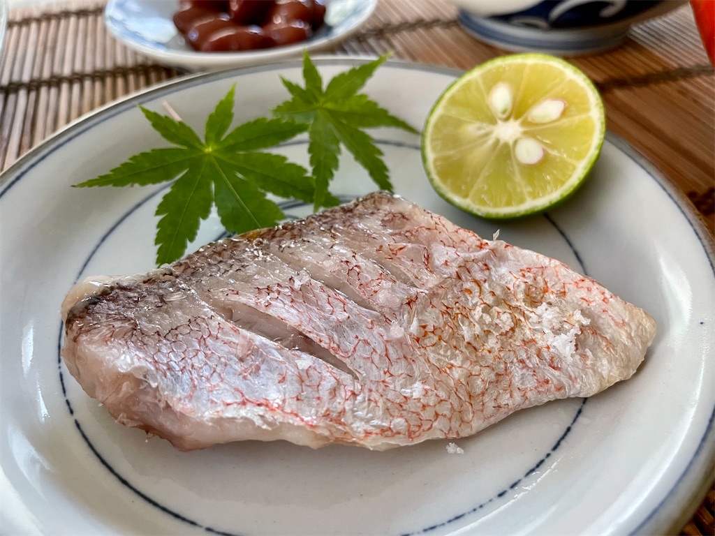白甘鯛 ほんの少し