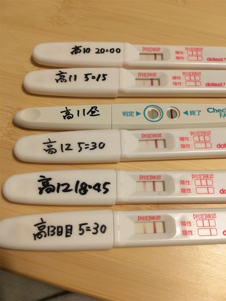 高温期13日目 病院予約 なんだかんだ水色がすき