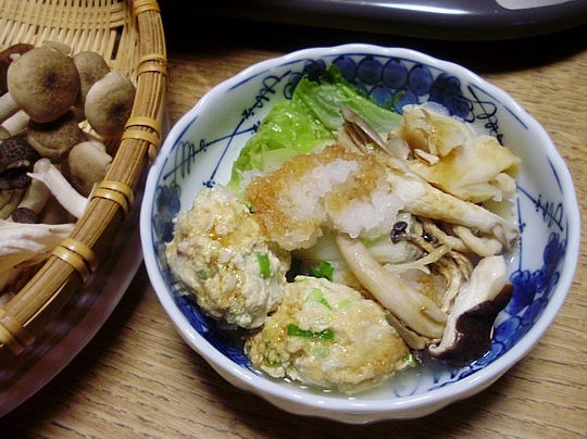 2009/10/21　鶏とキノコの鍋