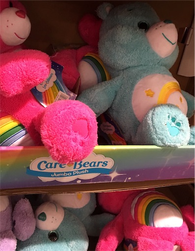 コストコのケアベア 大きなピンクのぬいぐるみ コストコのぬいぐるみ