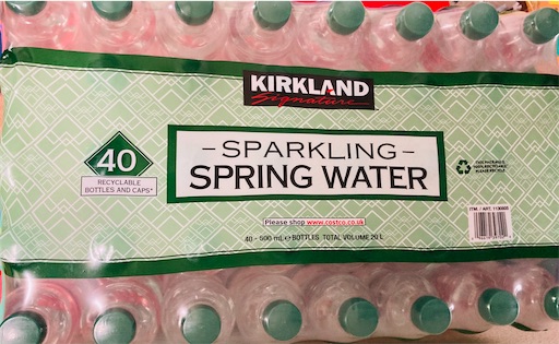 コストコ Kirkland 炭酸水 Sparkling Spring Water まーやんダイアリー コストコ Kirkland 炭酸水 Sparkling Spring Water まーやんダイアリー