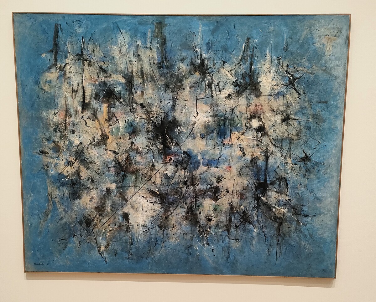 古い木板　展示台　オブジェ　抽象画 東京オペラシティ アートギャラリーの難波田龍起展を見る - mmpoloの日記