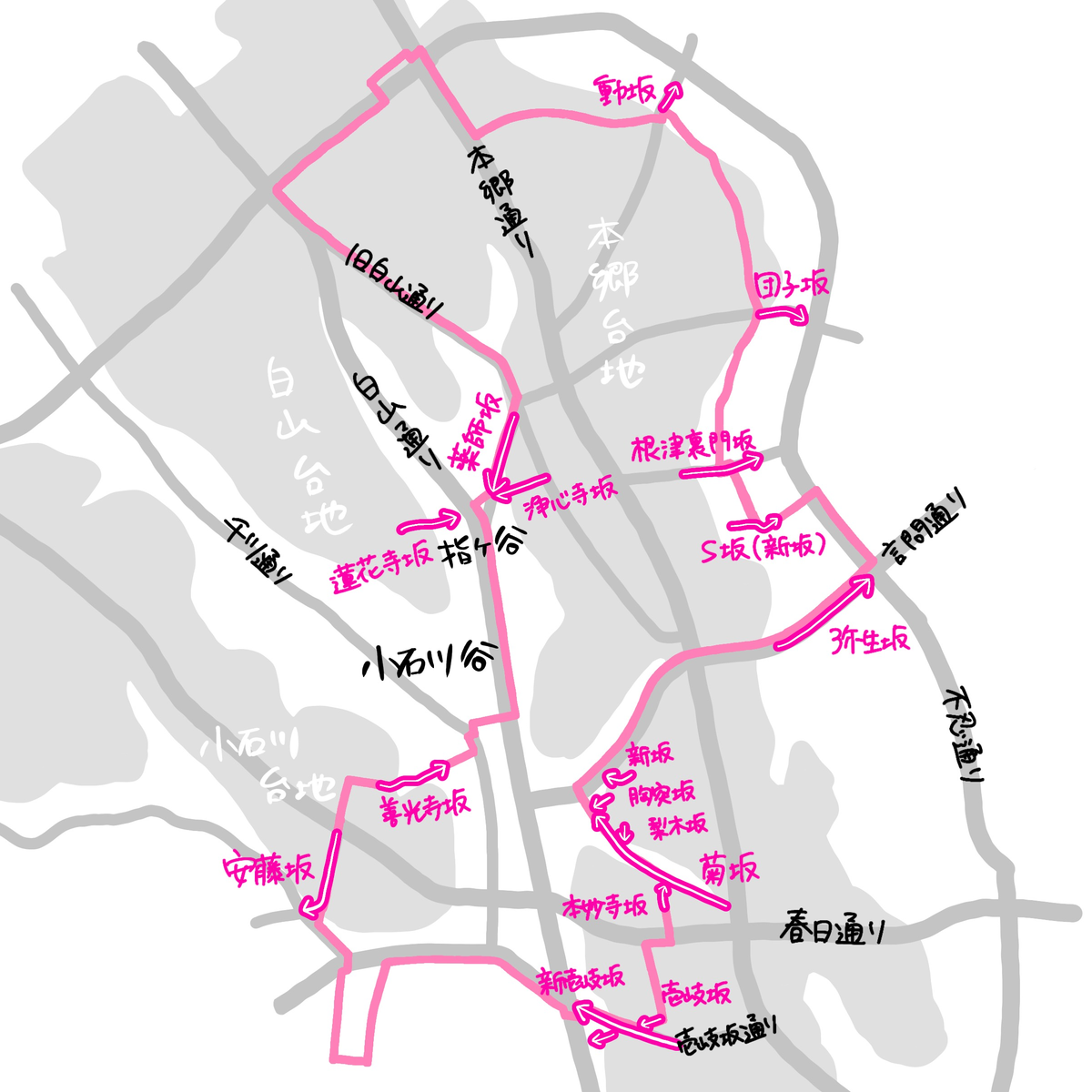 本郷・白山・小石川】文京区坂道散歩！：㊗20コース制覇✨TOKYO