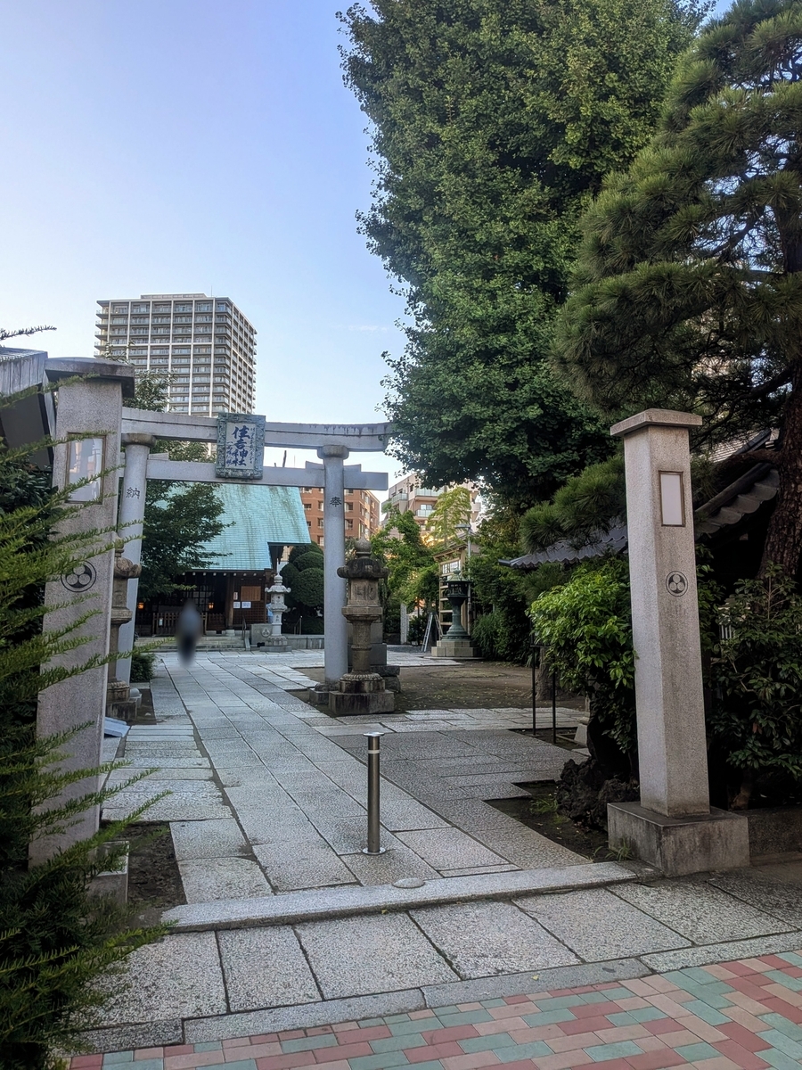 表から見た住吉神社