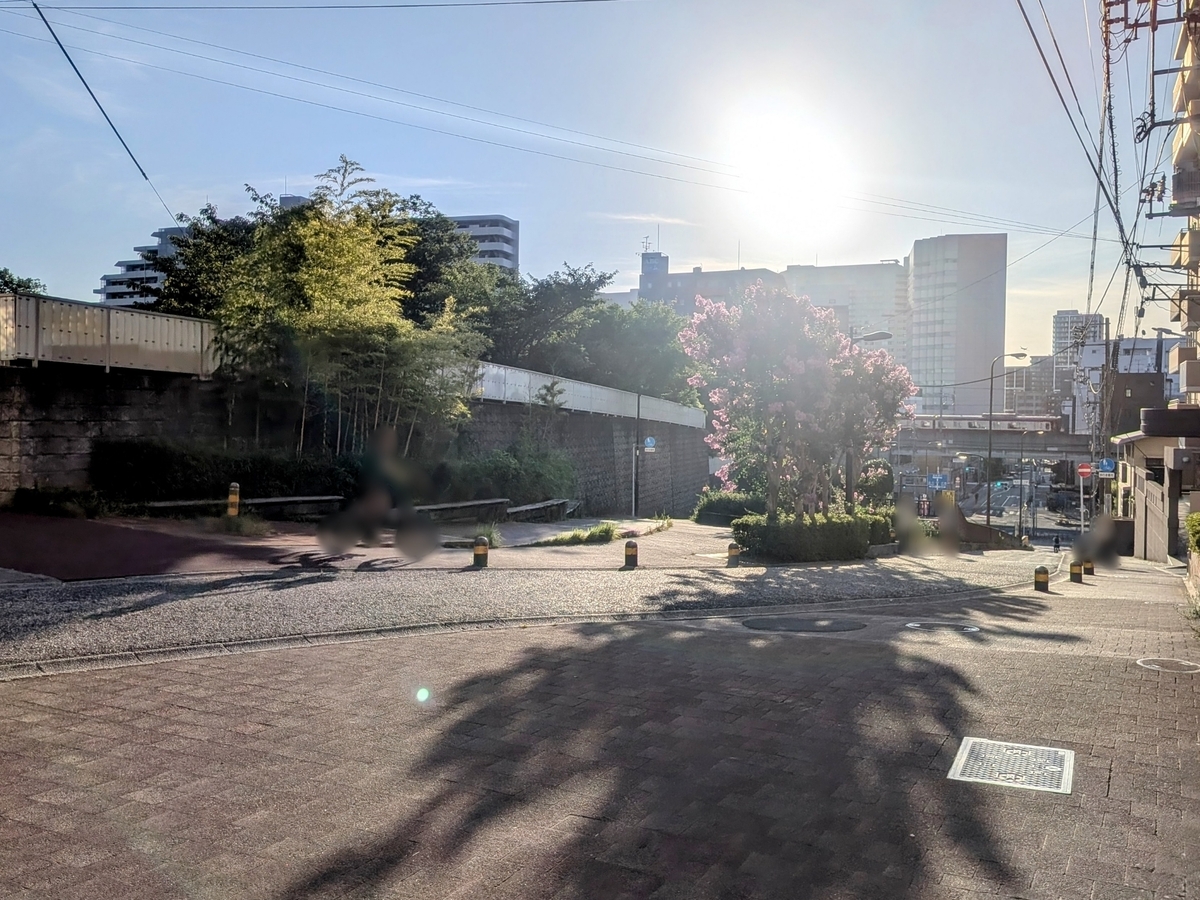坂上から見るくらやみ坂