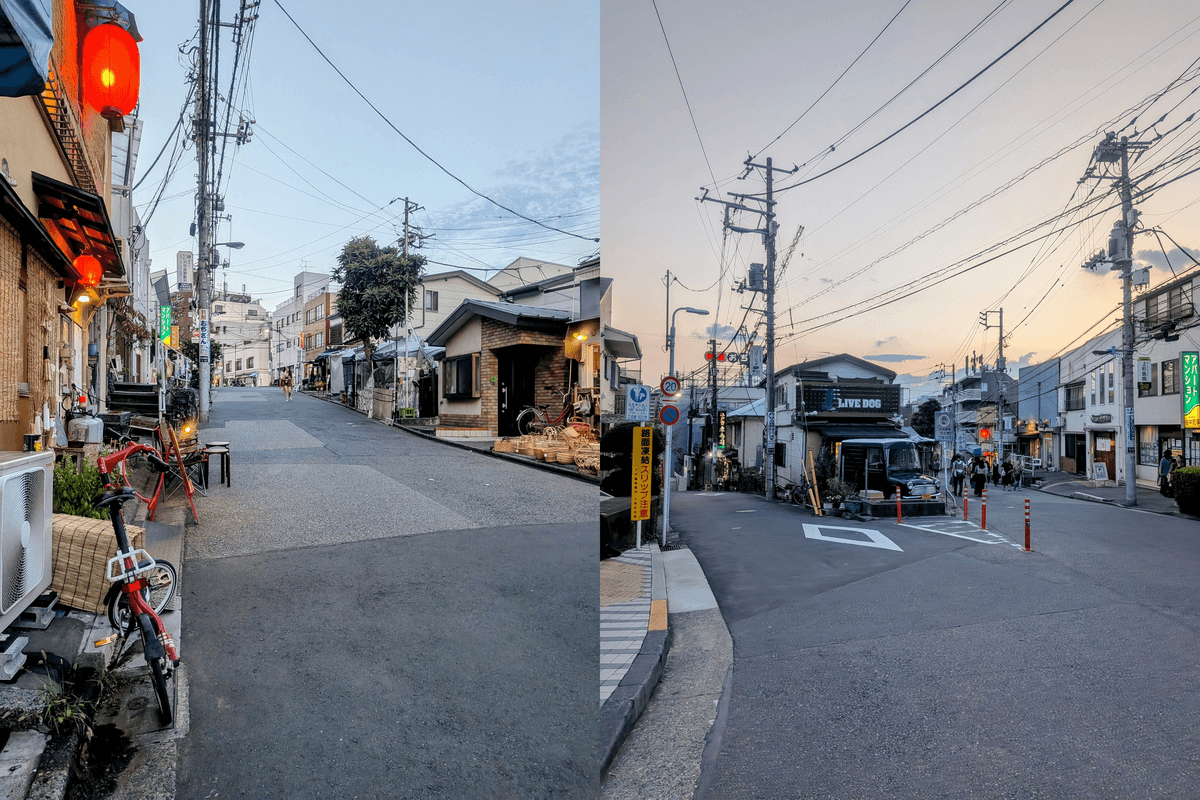 夕やけだんだんの上