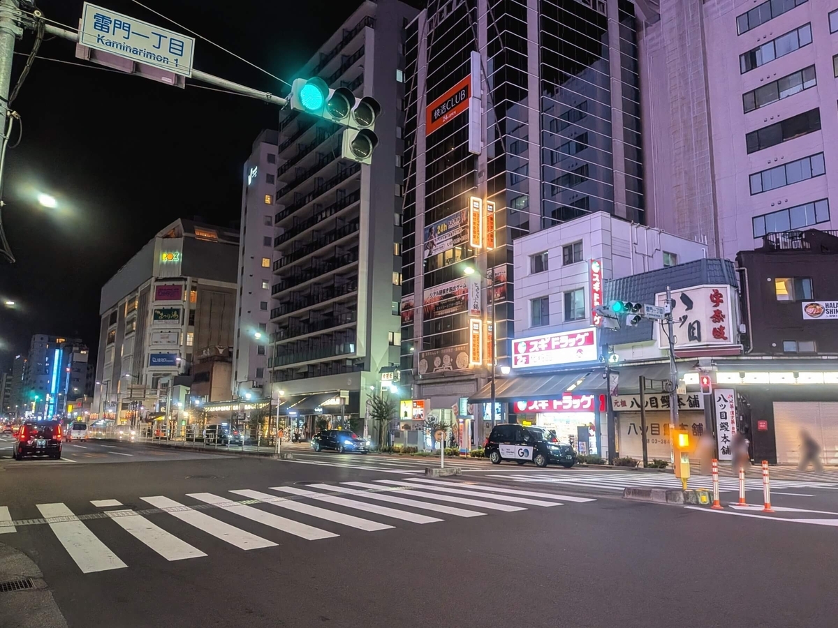 夜の国際通り