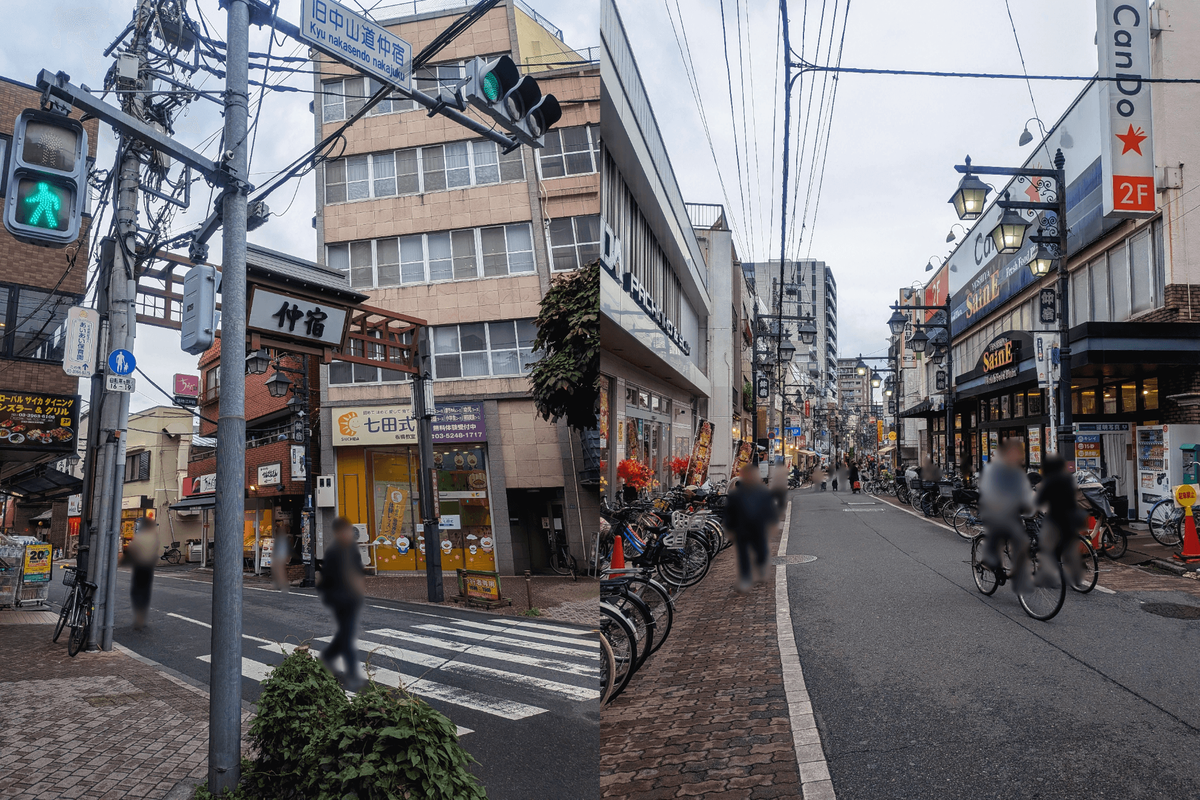 金曜午後３時の仲宿商店街