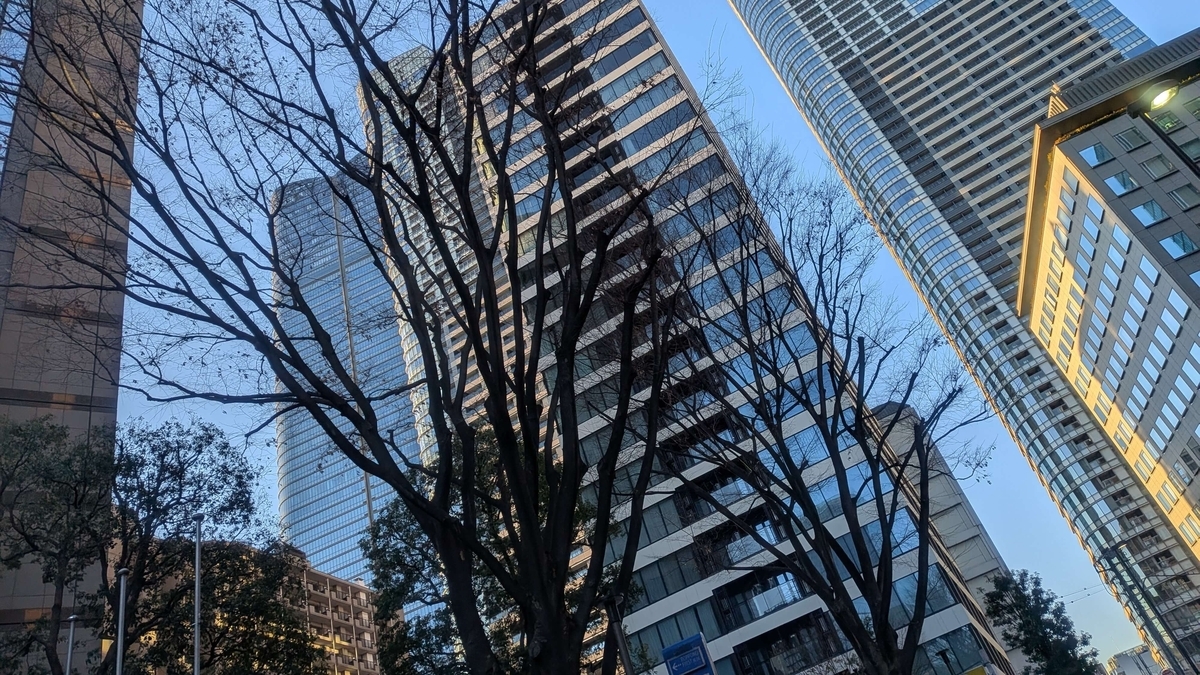 仙石山・麻布台のビル群