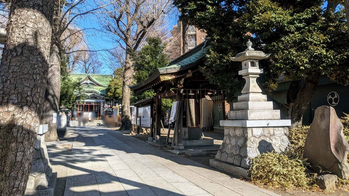 亀有香取神社境内