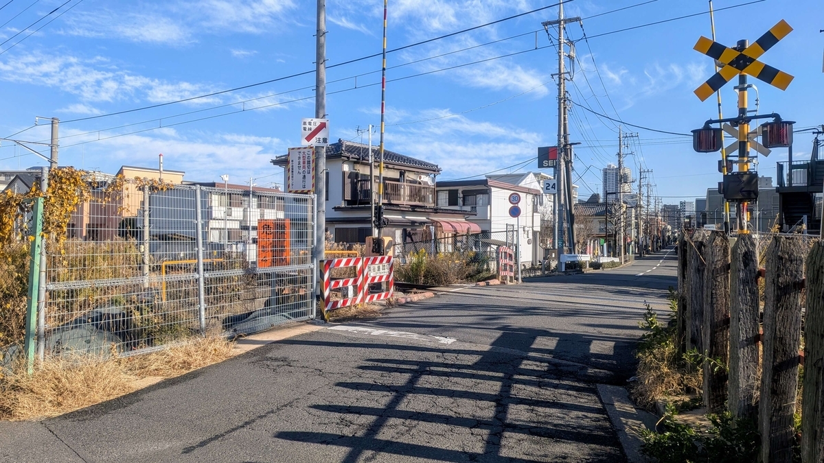 新金貨物線 浜街道踏切