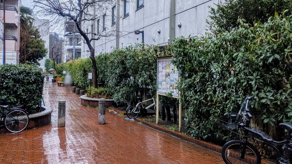宇田川遊歩道 神山町東交差点付近