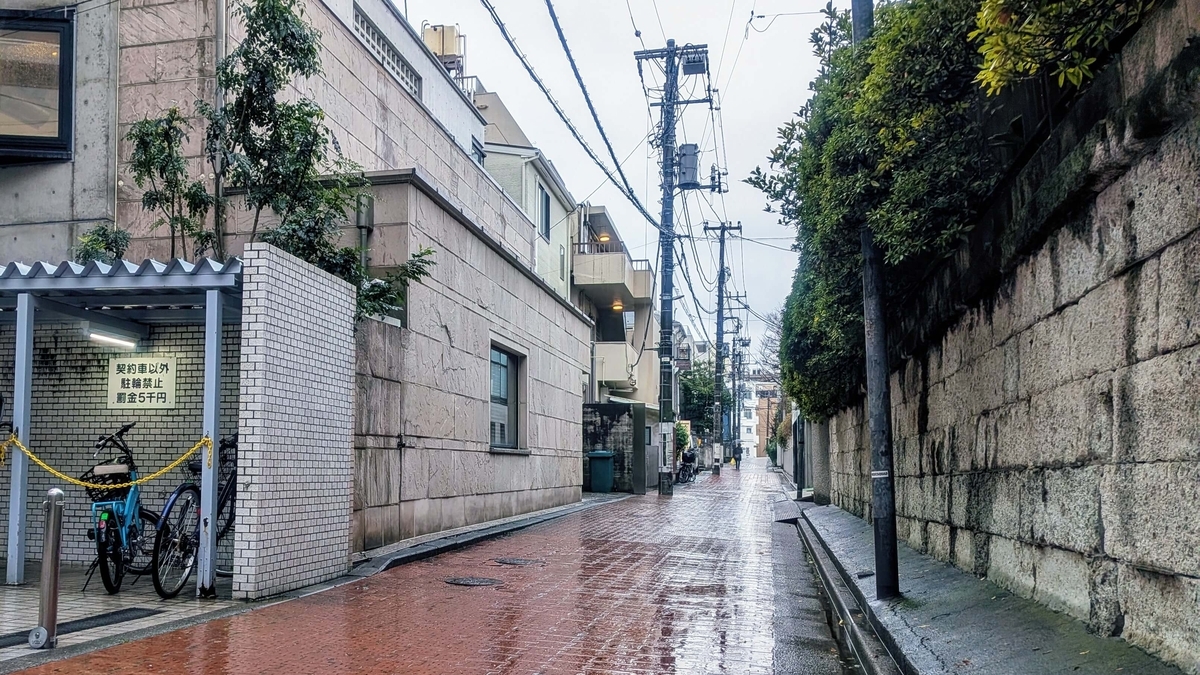 松濤1丁目の路地