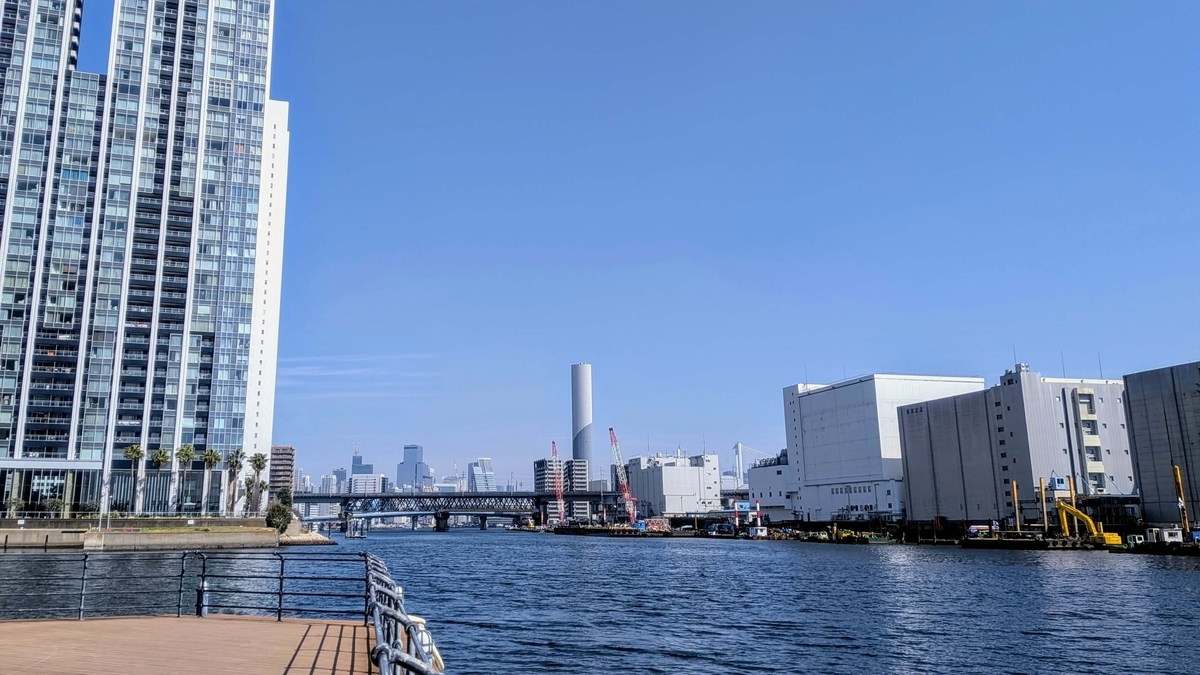 天王洲アイル北東端っこからの眺め