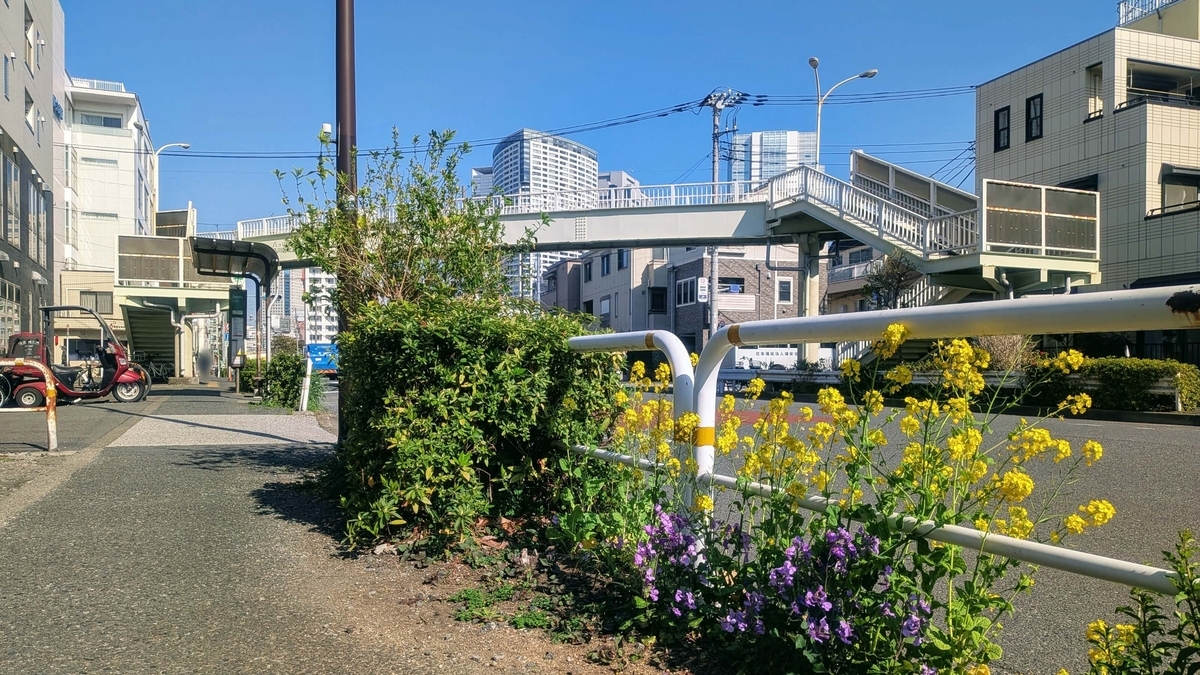八ツ山通り 品海公園付近