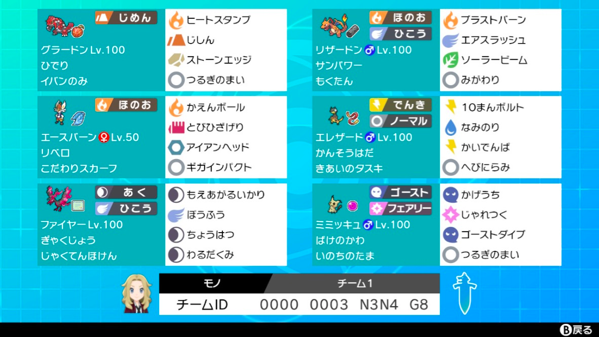 S16最終52位 グラリザ晴れエスバ 60 モノ