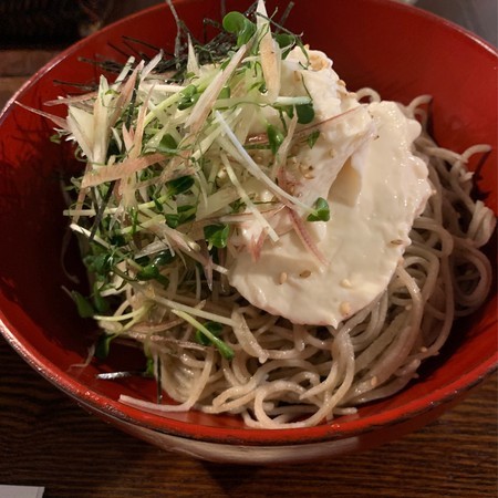 Tofu and soba go well together