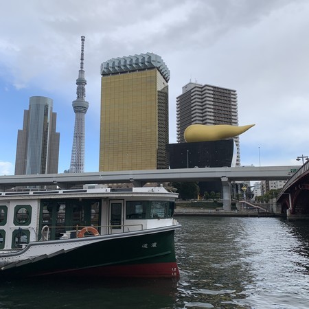 The usual scenery of Asakusa is cold