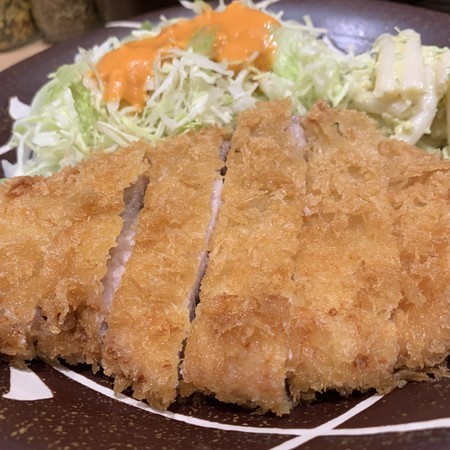 Fatty side of loin cutlet