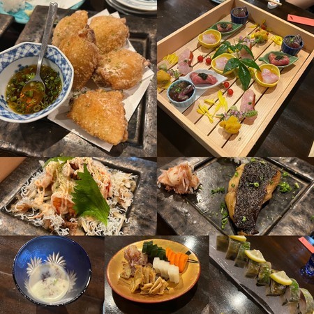 We had a variety of delicious dishes!