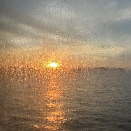 Sunset from the ferry