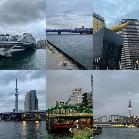 Today's Sumida River Pointillism