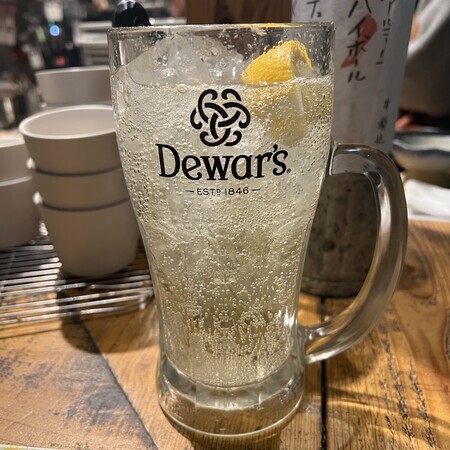 At the end, we had mega mugs of highballs!